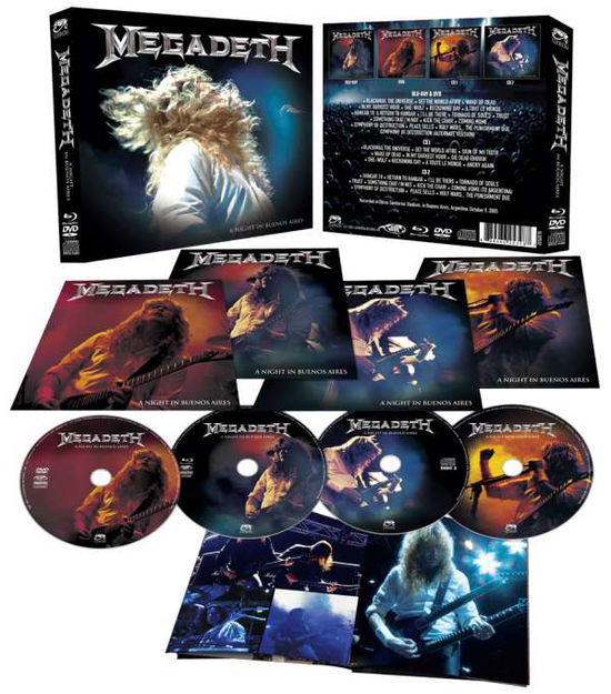 A Night In Buenos Aires - Megadeth - Elokuva - CLEOPATRA - 0889466253287 - perjantai 14. tammikuuta 2022