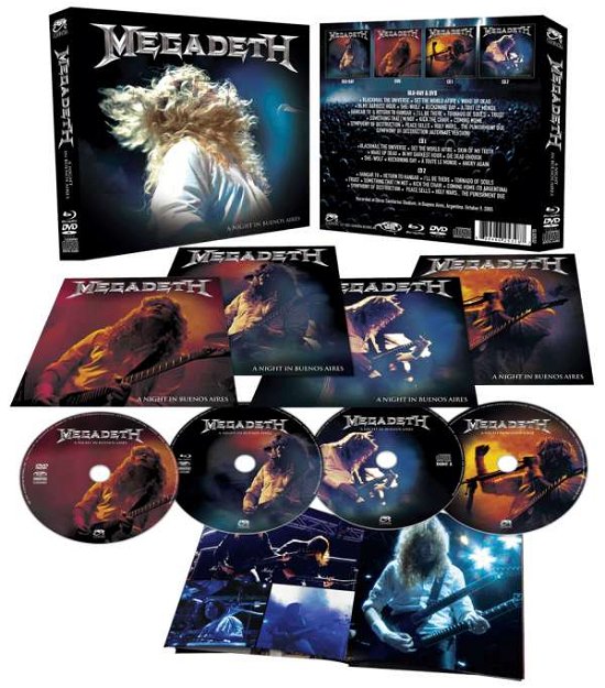 One Night In Buenos Aires - Megadeth - Filmes - CLEOPATRA - 0889466253287 - 3 de dezembro de 2021