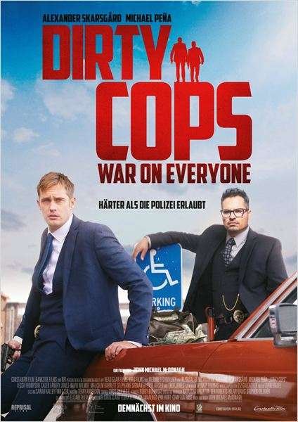 Cover for Alexander Skarsgård,michael Peña,theo James · Dirty Cops-war on Everyone (Blu-ray) (2017)