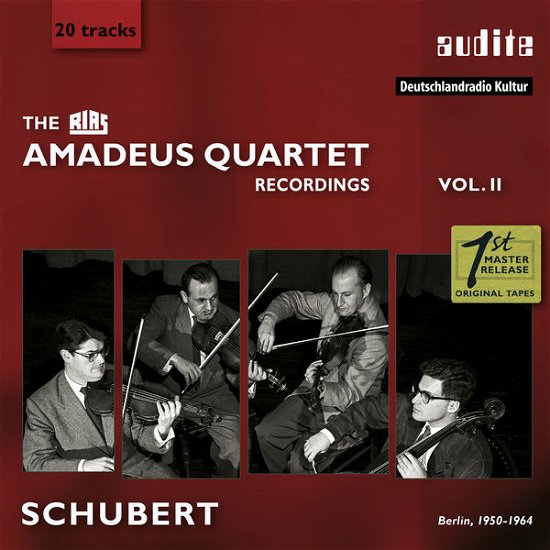 Schubert Recordings (Rias Amadeus Quartet) - Schubert / Amadeus Quartet - Music - AUDITE - 4022143214287 - January 28, 2014