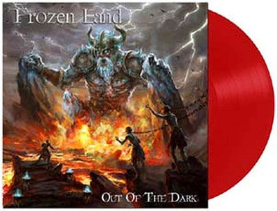 Cover for Frozen Land · Out of the Dark (Red Vinyl) (LP) (2023)