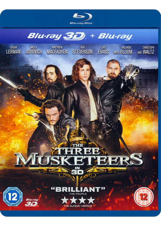 Cover for Three Musketeers [edizione: Re · The Three Musketeers 3D+2D (Blu-Ray) (2012)