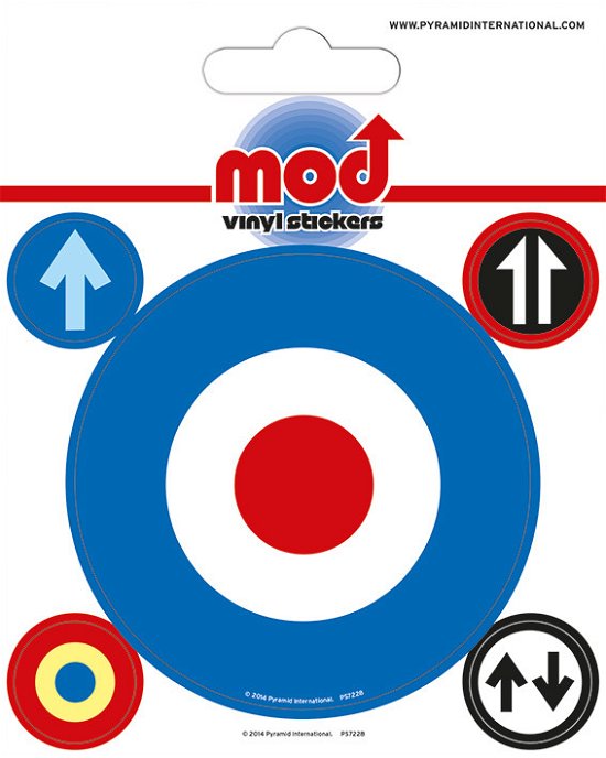 Cover for Mod · Mod - Target (Set Adesivi 12,5X10 Cm) (MERCH)