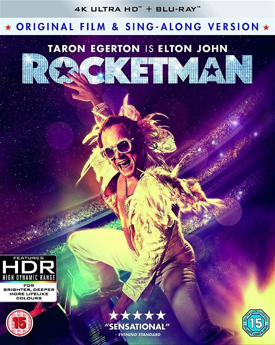 Cover for Rocketman  [edizion · Rocketman (4K UHD Blu-ray) (2019)