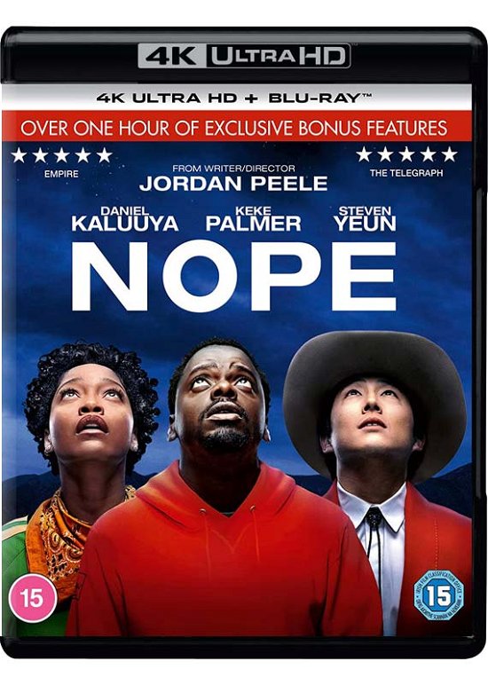 Cover for Nope Uhd · Nope (4K UHD + Blu-ray) (2022)