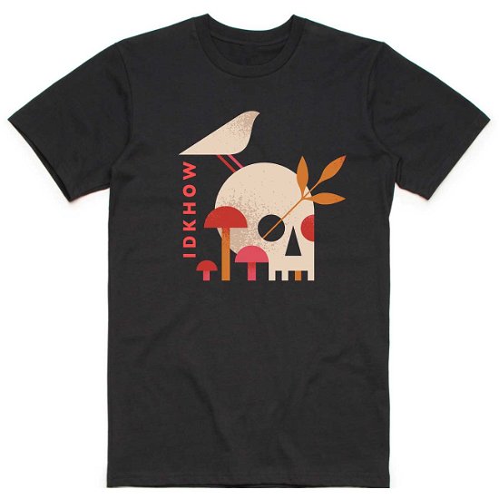 Cover for Idkhow · Idkhow Unisex T-shirt: Mushroom Skull (T-shirt) [size XL] [Black - Unisex edition]