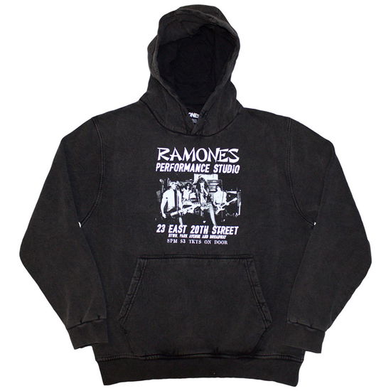 Cover for Ramones · Ramones Unisex Pullover Hoodie: East Village (Wash Collection) (Hoodie) [size S] (2024)