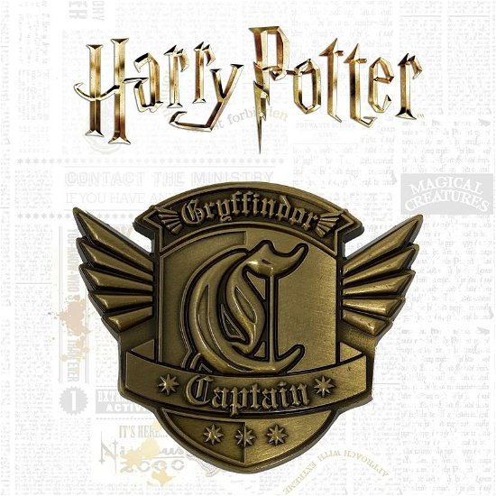 Cover for Fanattik · Thg-Hp22 Limited Edition Gryffindor Quidditch Captain Metal Crest (Toys) (2020)