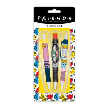 Friends 3 Pen Set - Icons - Friends - Livros - FRIENDS - 5060718147287 - 4 de julho de 2021