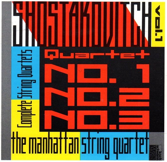 Cover for Dmitri Shostakovich  · Quartetto Per Archi N.1 Op 49 (1938) In Do (CD)