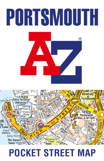 Cover for A-Z Maps · Portsmouth A-Z Pocket Street Map (Kartor) (2021)