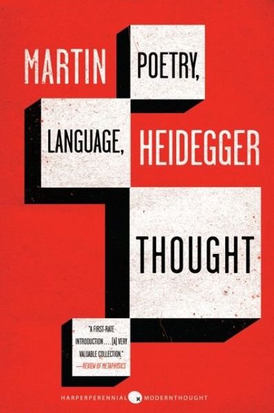 Cover for Martin Heidegger · Poetry, Language, Thought - Harper Perennial Modern Thought (Paperback Bog) [Perennial Classics edition] (2013)