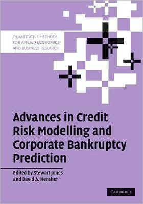 Cover for Stewart Jones · Advances in Credit Risk Modelling and Corporate Bankruptcy Prediction - Quantitative Methods for Applied Economics and Business Research (Hardcover Book) (2008)