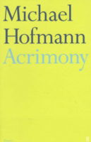 Cover for Michael Hofmann · Acrimony (Paperback Book) [Main edition] (2001)