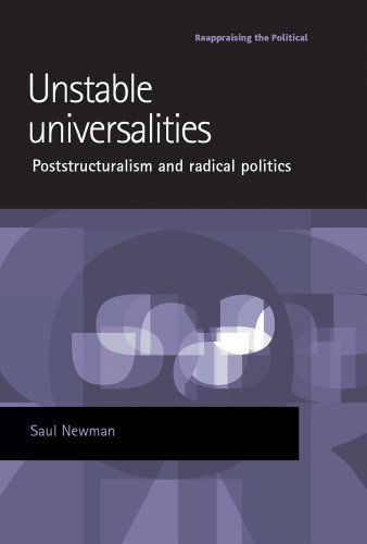 Cover for Saul Newman · Unstable Universalities: Poststructuralism and Radical Politics (Reappraising the Political) (Hardcover Book) (2007)