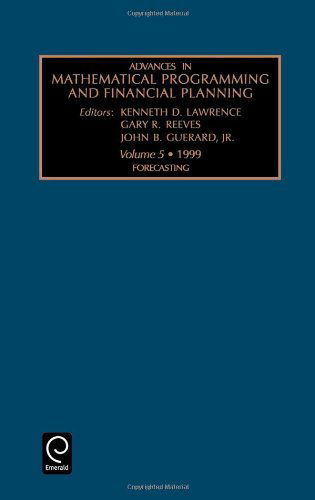 Forecasting - Advances in Mathematical Programming and Financial Planning - Jnr Guerard - Livros - Emerald Publishing Limited - 9780762301287 - 27 de maio de 1999