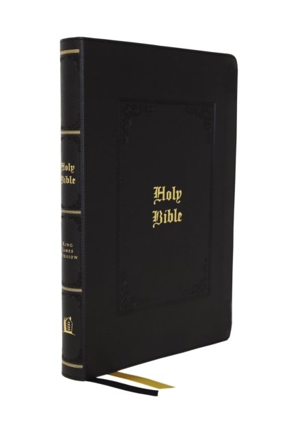 Cover for Thomas Nelson · KJV Holy Bible: Large Print with 53,000 Center-Column Cross References, Black Leathersoft, Red Letter, Comfort Print: King James Version (Leather Book) (2022)