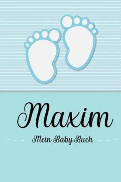 Cover for En Lettres Baby-Buch · Maxim - Mein Baby-Buch (Taschenbuch) (2019)