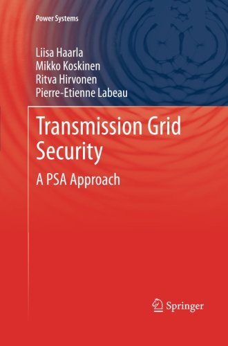 Cover for Liisa Haarla · Transmission Grid Security: A PSA Approach - Power Systems (Taschenbuch) [2011 edition] (2013)