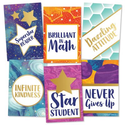 Carson Dellosa ? Galaxy Reward Tags Colorful Cut-Outs, Classroom Décor, 36 Pieces - Carson-Dellosa Publishing - Inne - Carson Dellosa Education - 9781483852287 - 12 stycznia 2019