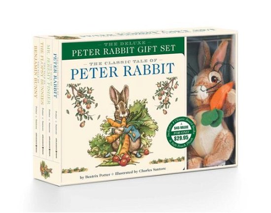 Cover for Beatrix Potter · The Peter Rabbit Deluxe Plush Gift Set: The Classic Edition Board Book + Plush Stuffed Animal Toy Rabbit Gift Set - The Classic Edition (Board book) (2019)