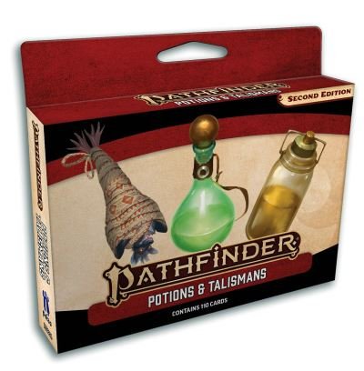Pathfinder Potions and Talismans Deck (P2) - Paizo Staff - Jogo de tabuleiro - Paizo Publishing, LLC - 9781640783287 - 22 de junho de 2021