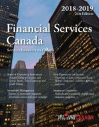 Cover for Grey House Canada · Financial Services Canada, 2018/19 (Paperback Book) (2018)