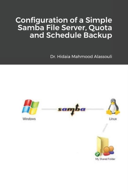 Cover for Dr Hidaia Mahmood Alassouli · Configuration of a Simple Samba File Server, Quota and Schedule Backup (Paperback Book) (2021)