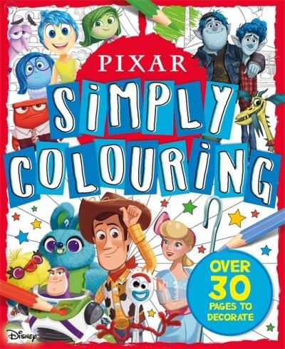 Cover for Walt Disney · Pixar: Simply Colouring (Paperback Book) (2021)