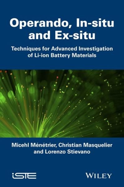 Cover for Deschamps · In Situ and Operando Investigation of Batteries an d Battery Materials: Analytical Techniques (Inbunden Bok) (2023)