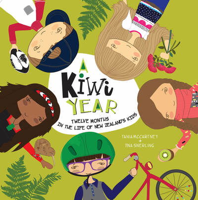 Cover for Tania McCartney · A Kiwi Year: Twelve Months in the Life of New Zealand's Kids - A Kids' Year (Paperback Book) (2019)