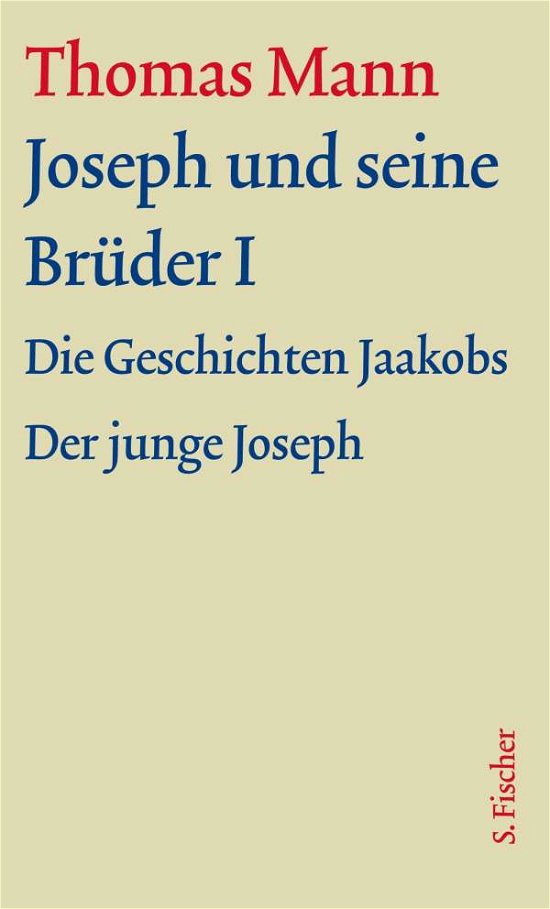 Cover for Mann · Joseph und seine Brüder I (Bog)