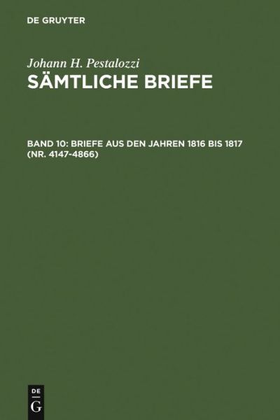 Cover for Emanuel Dejung · Briefe aus den Jahren 1816 bis 1817 (Nr (Book) (1969)