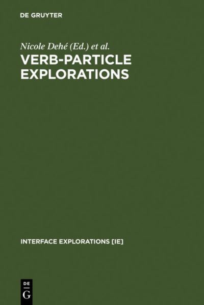 Cover for Ray Jackendoff · Verb-Particle Explorations (Book) (2002)
