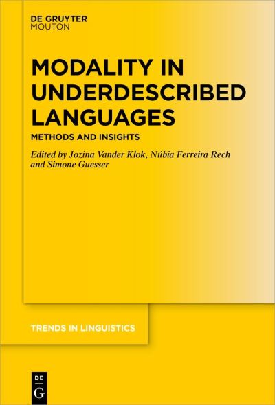 Cover for Jozina Vander Klok · Modality in Underdescribed Languages (Book) (2022)