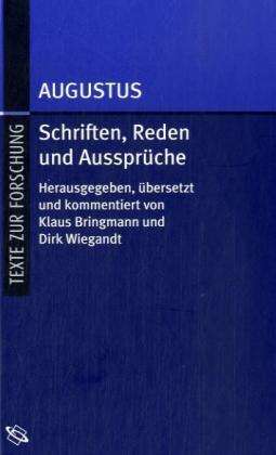 Cover for Augustus · Augustus:schriften,reden Und Aussprüche (Book)