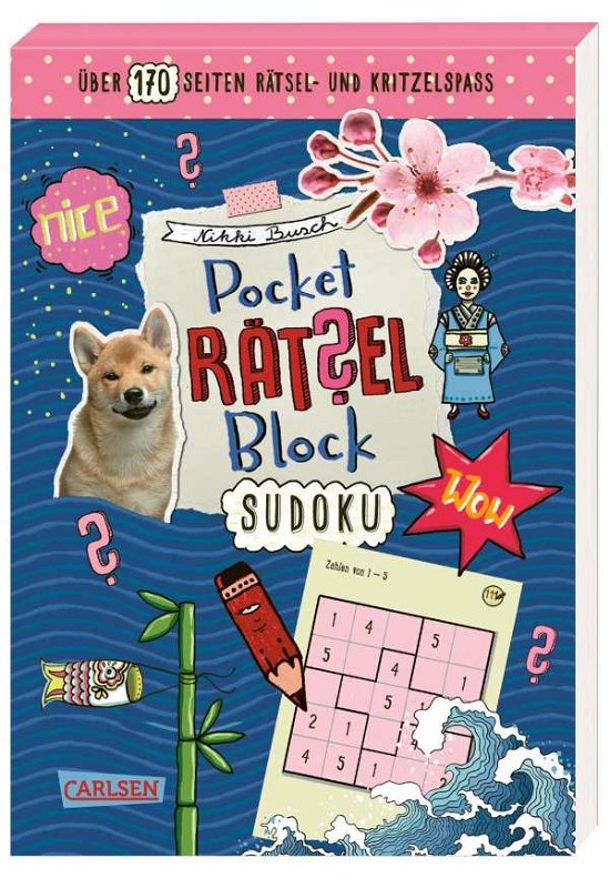 Pocket-Rätsel-Block: Sudoku - Nikki Busch - Bücher - Carlsen Verlag GmbH - 9783551160287 - 1. August 2021