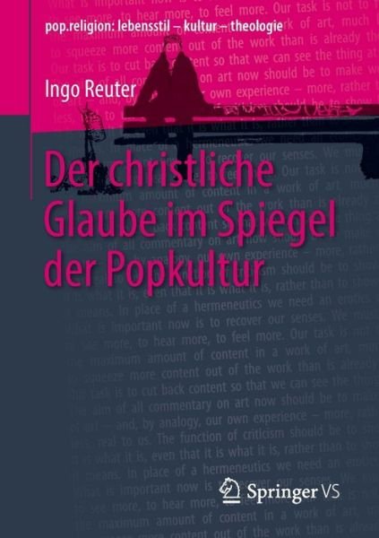 Cover for Reuter · Der christliche Glaube im Spiege (Book) (2020)