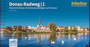 Cover for Esterbauer · Bikeline: Donau-Radweg 1: Deutsche Donau. Von Donaueschingen nach Pass (Spiralbok) (2024)