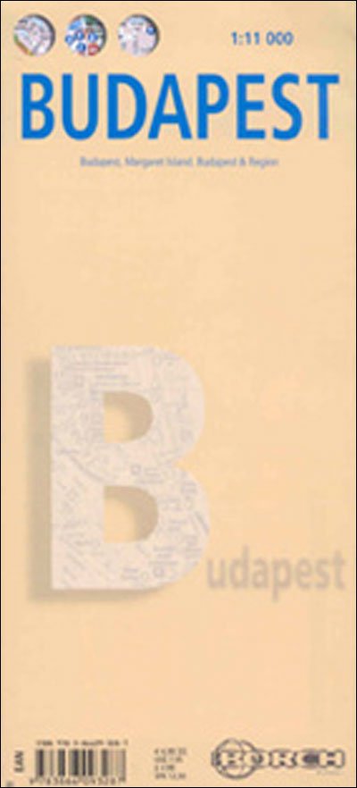 Cover for Borch GmbH · Borch Map. Budapest (Map) (2001)