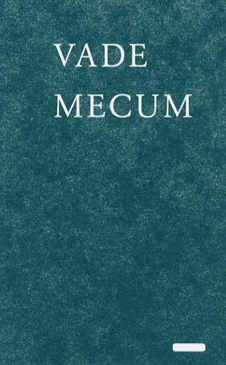 Cover for Peter Meedom · Vade Mecum (Sewn Spine Book) [1. Painos] (2015)