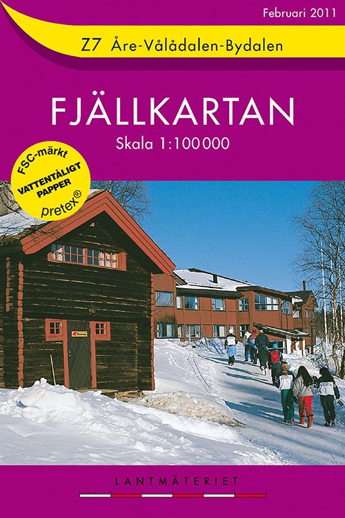 Cover for Lantmäteriet · Fjällkartan Z: Åre - Vålådalen - Bydalen (Hardcover bog) (2011)