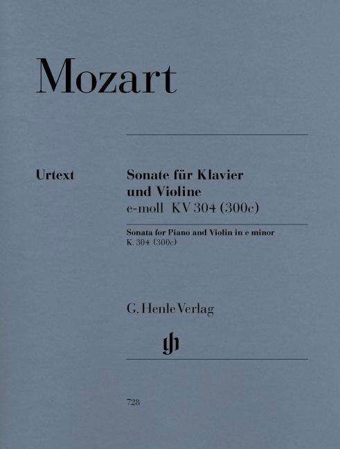 Cover for Mozart Wa · Sonate Emoll Kv304300c (N/A) (2018)