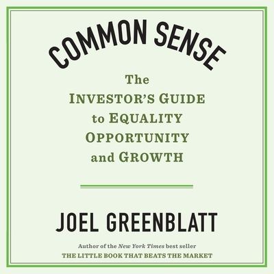 Common Sense - Joel Greenblatt - Music - Gildan Media Corporation - 9798200570287 - September 22, 2020