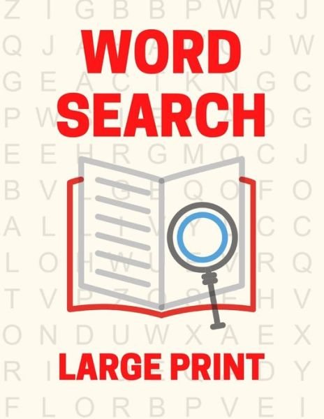 Cover for Getelan Journals · Word Search Large Print (Taschenbuch) (2020)