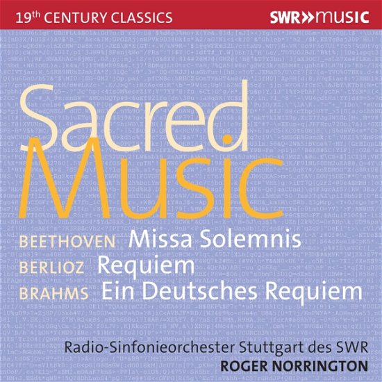 Cover for Radio-Sinfonieorchester Stuttgart Des Swr / Roger Norrington · Sacred Music (CD) (2023)