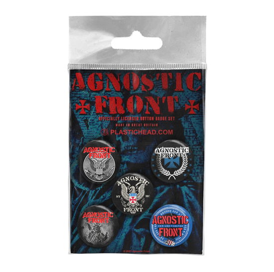 Cover for Agnostic Front · Agnostic Front Button Badge Set (Anstecker) (2022)