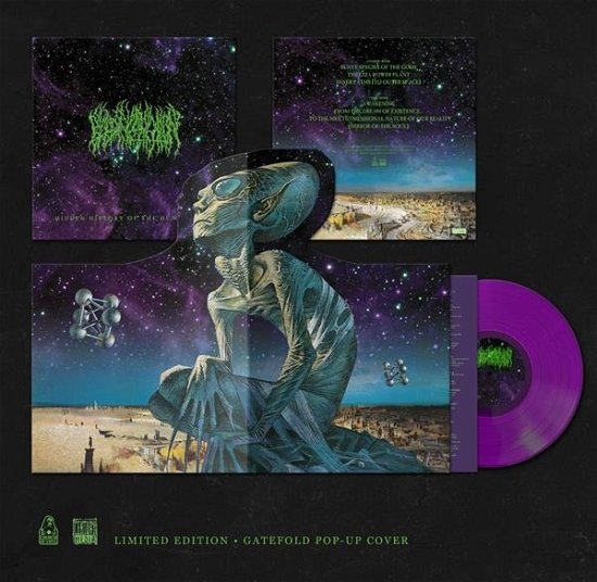 Cover for Blood Incantation · Hidden History of the Human Race (Pop-up Purple) (LP) (2023)
