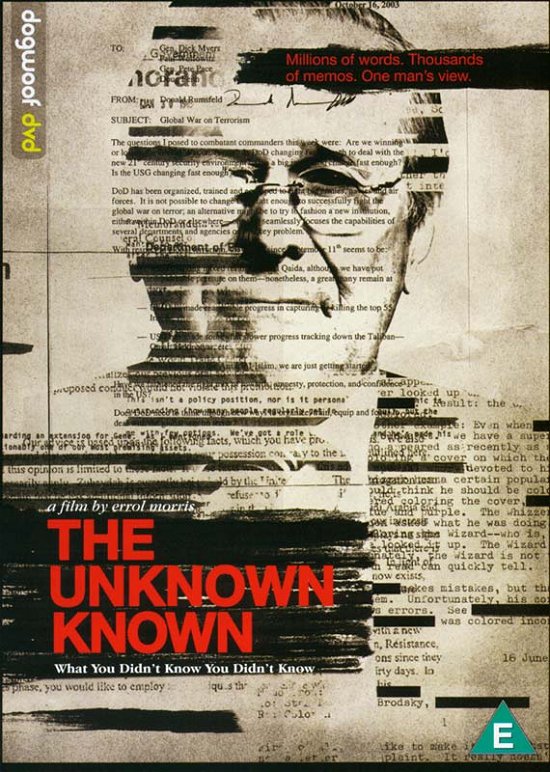 The Unknown Known - Fox - Filmes - Dogwoof - 5050968010288 - 11 de agosto de 2014