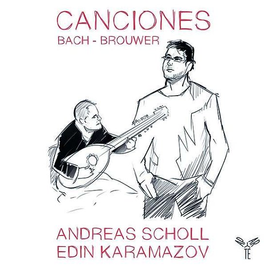 Cover for Scholl, Andreas / Edin Karamazov · Bach - Brouwer Canciones (CD) (2021)